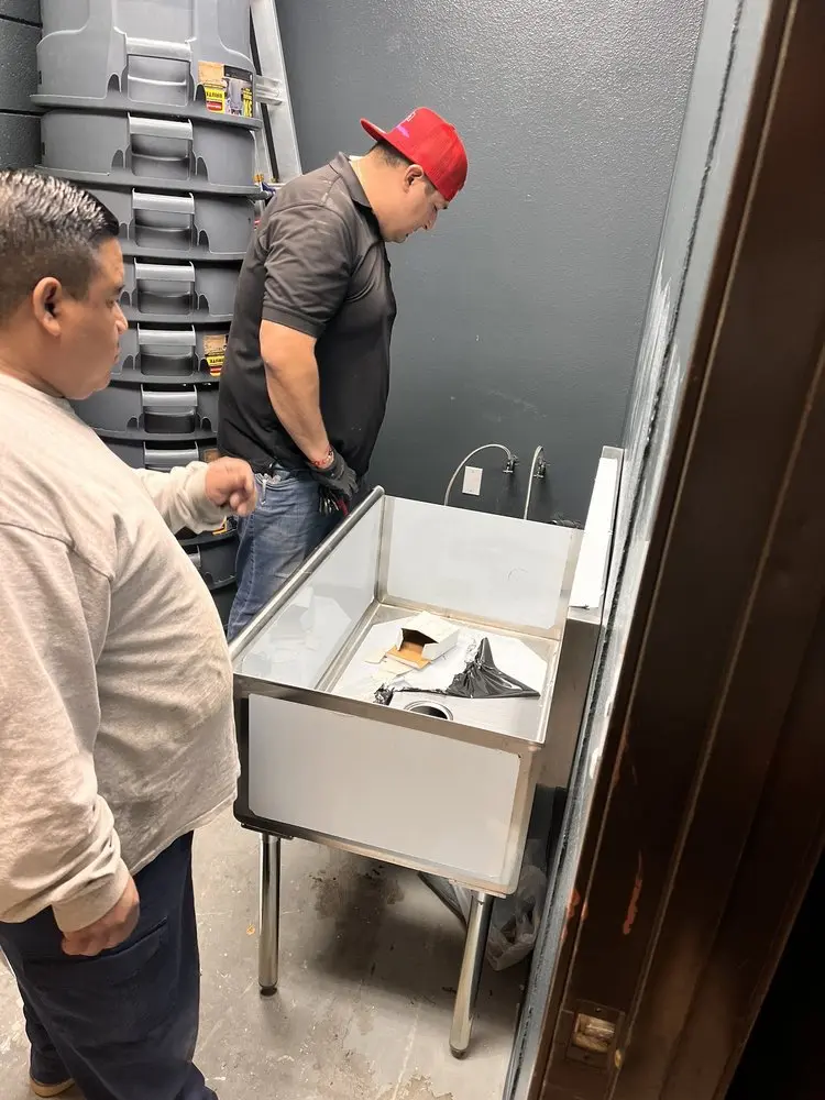 Commercial plumbing and sink installation in Sundale